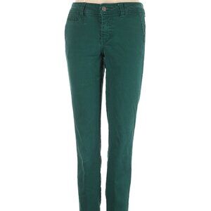 Market & Spruce Skinny Cuffed Green Pants